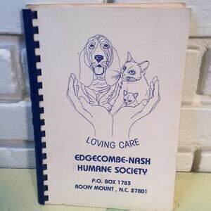Edgecombe-Nash Humane Society Sprial soft cover cookbook